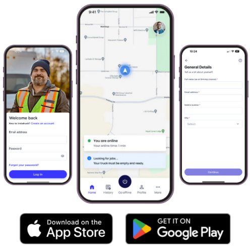 Instatruck driver app